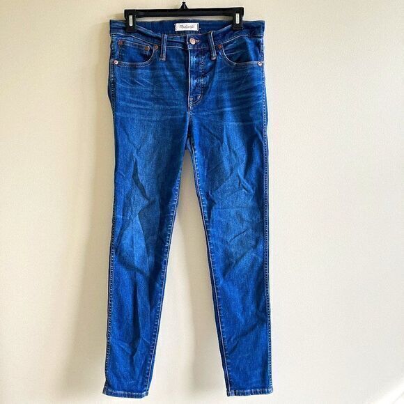 MADEWELL 9" HIGH RISE SKINNY DENIM JEANS PANTS WOMENS SIZE 29 - Picture 1 of 8